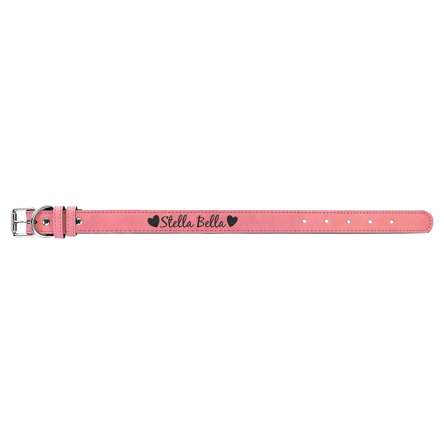 Laserable Leatherette Dog Collar