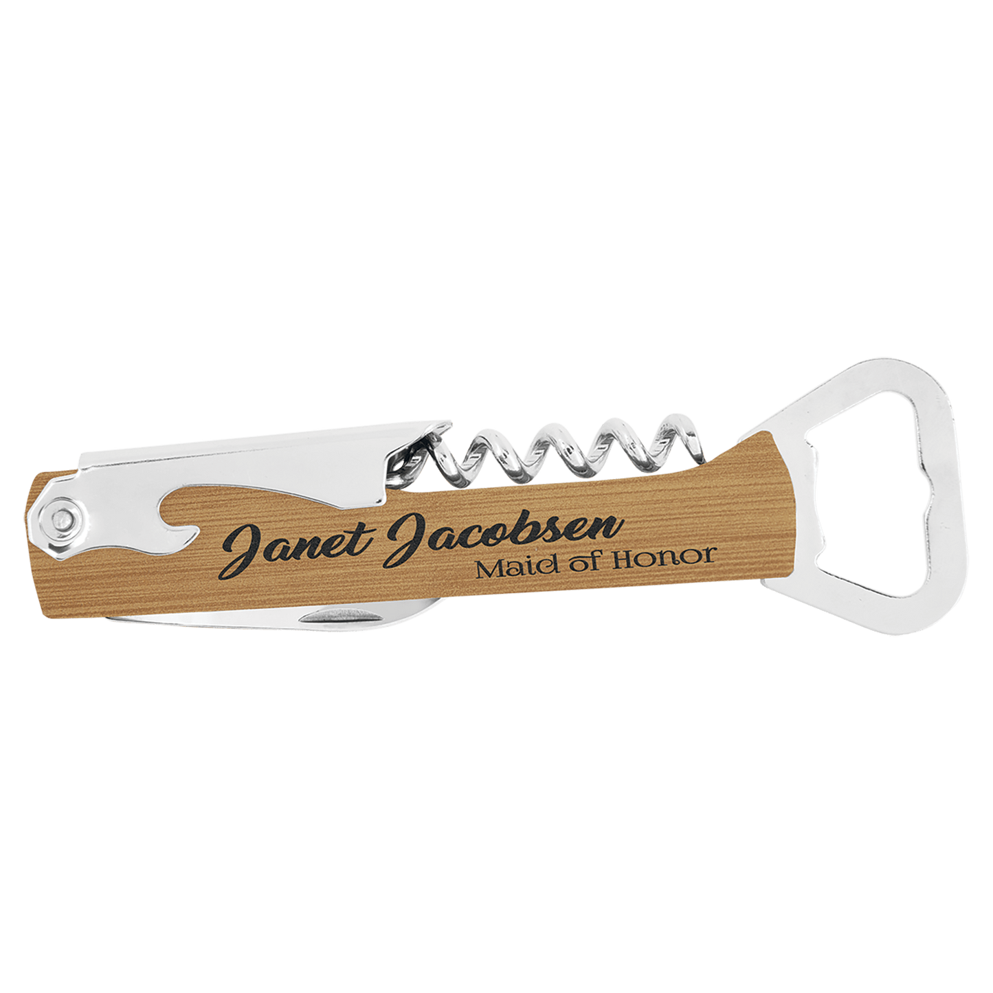 Laserable Leatherette Bottle Opener