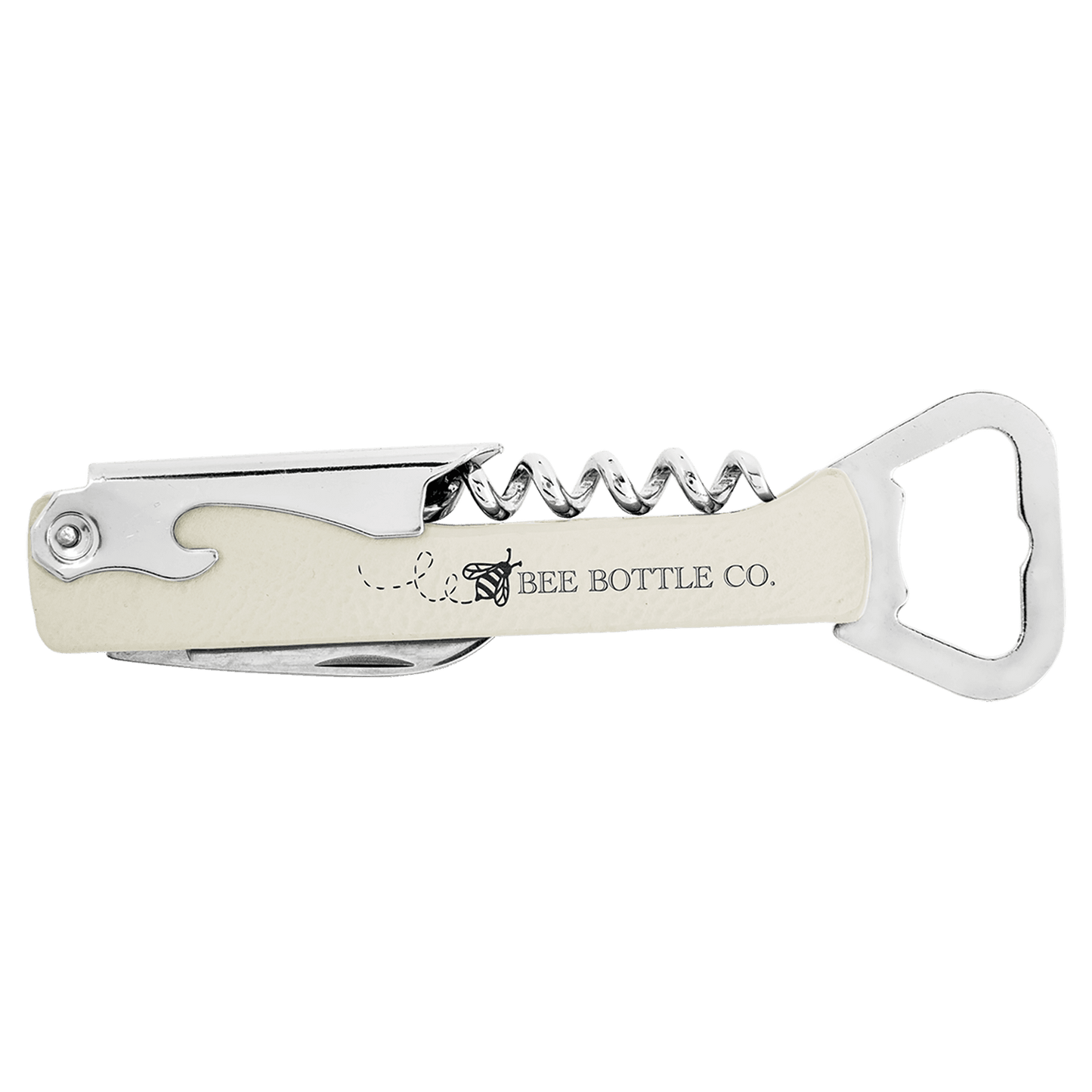 Laserable Leatherette Bottle Opener