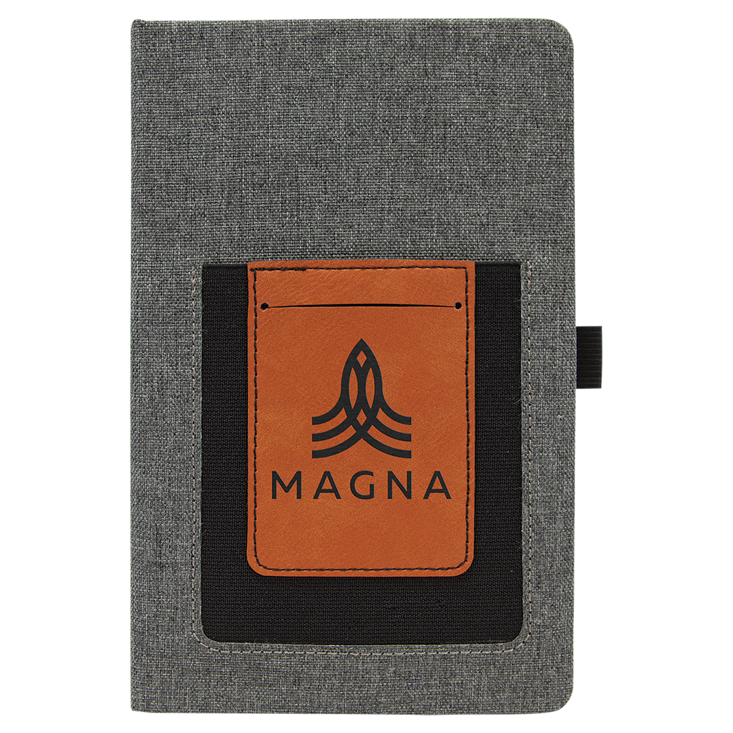 Laserable Leatherette Journal with Lined Notepad