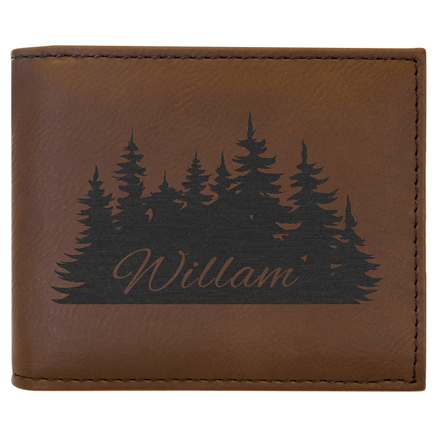Laserable Leatherette Bifold Wallet