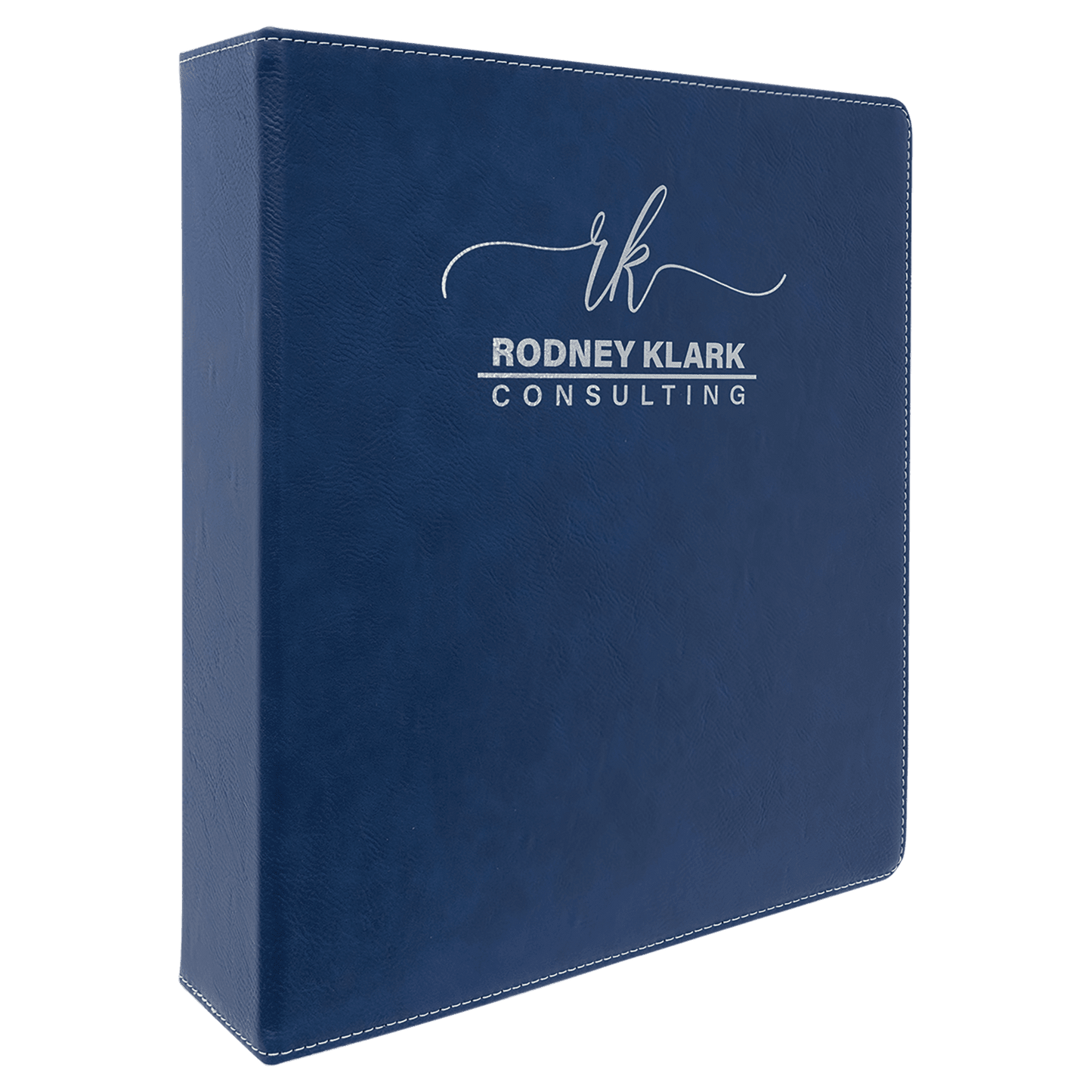 Laserable Leatherette 3 Ring Binder