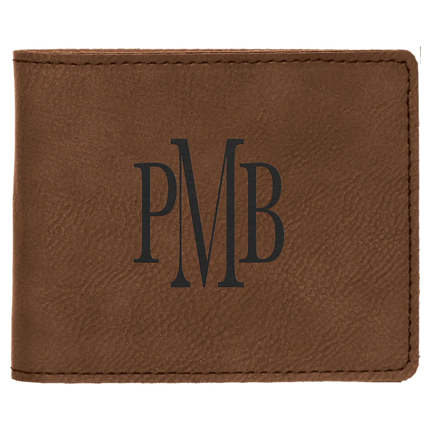 Laserable Leatherette Bifold Wallet