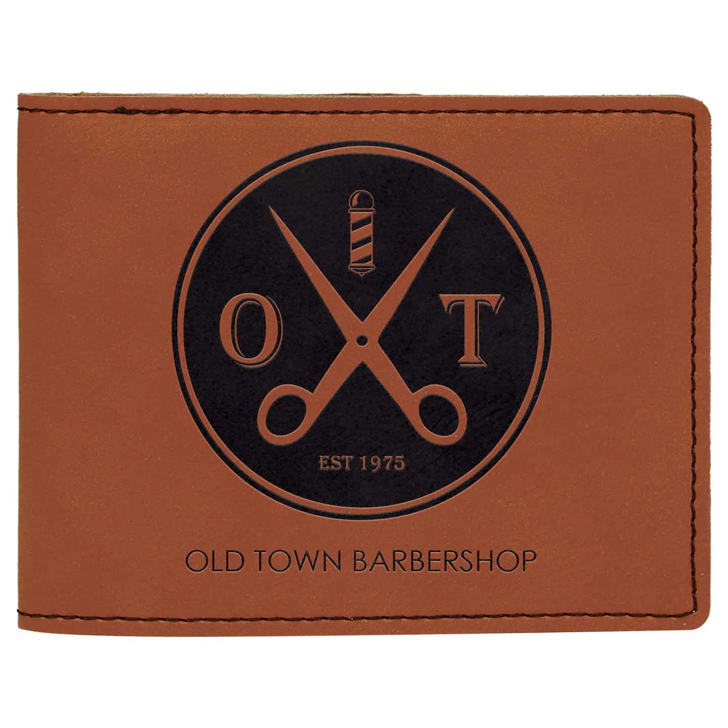 Laserable Leatherette Bifold Wallet