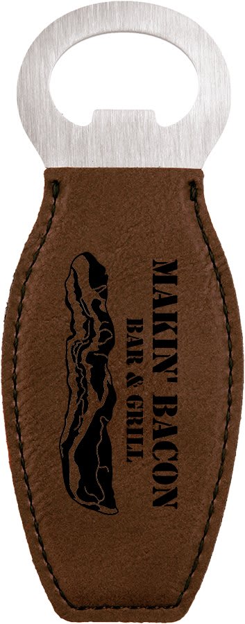 Laserable Leatherette Bottle Opener