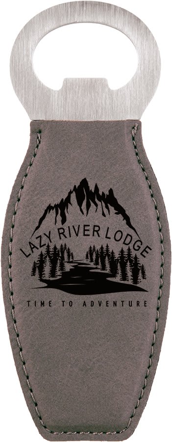 Laserable Leatherette Bottle Opener