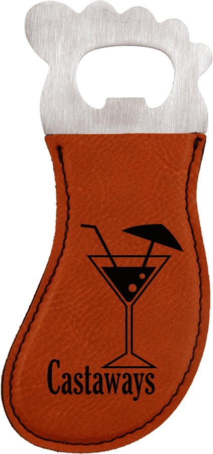 Laserable Leatherette Bottle Opener