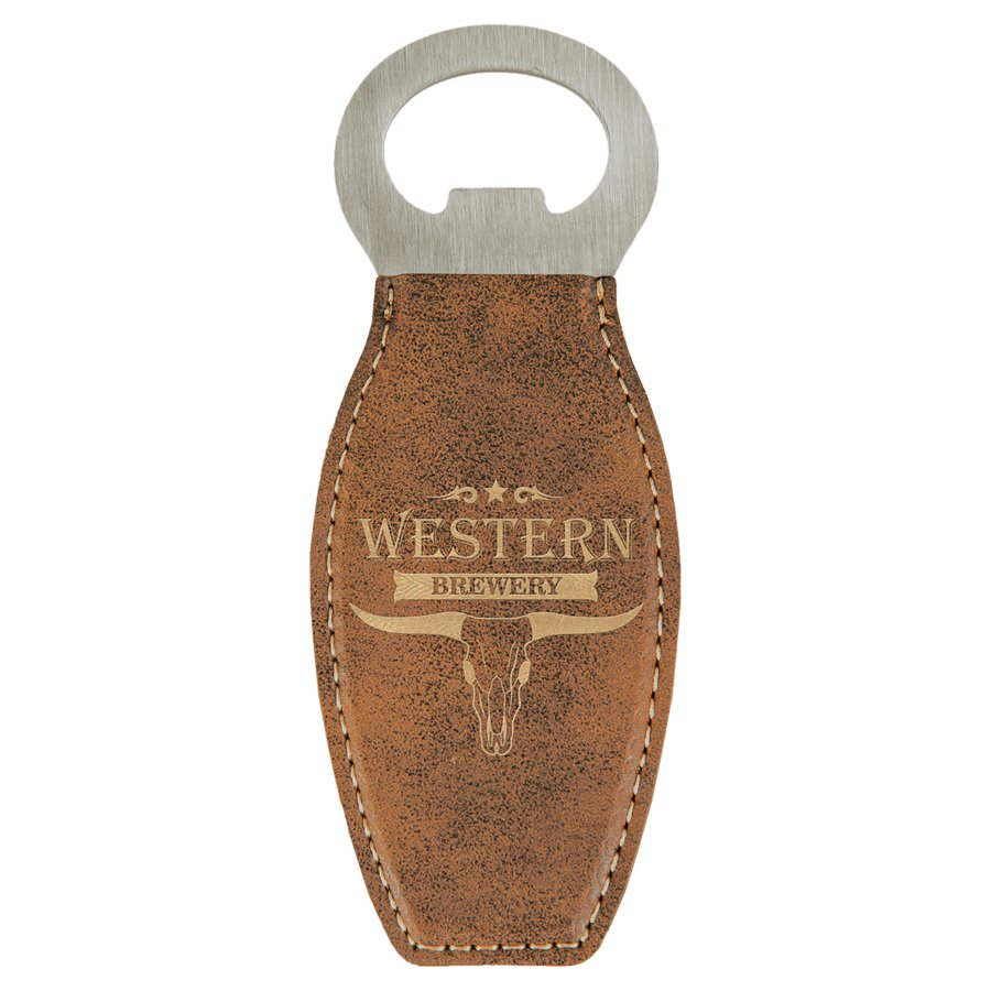 Laserable Leatherette Bottle Opener