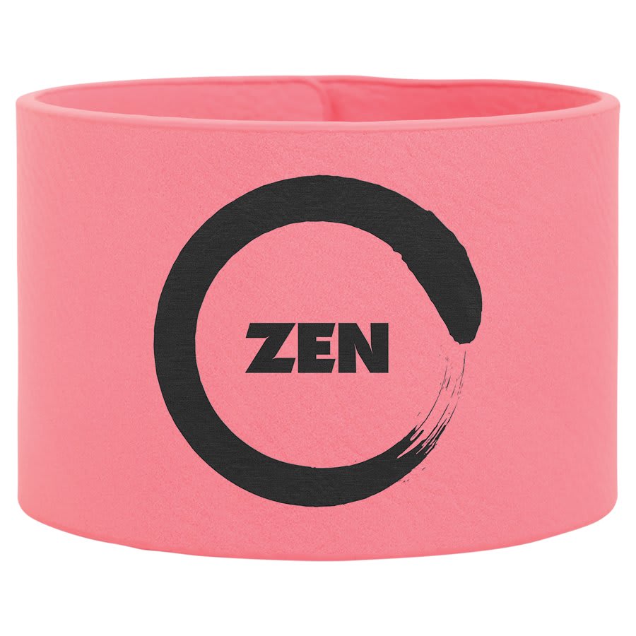 Laserable Leatherette Youth Cuff Bracelet