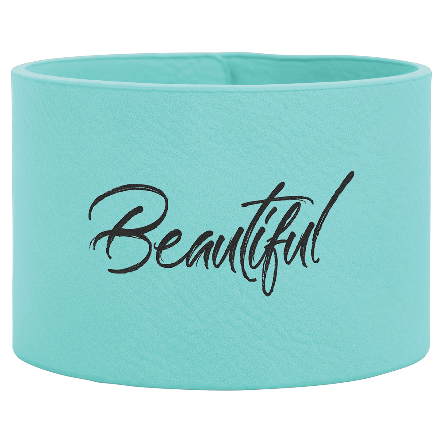 Laserable Leatherette Youth Cuff Bracelet