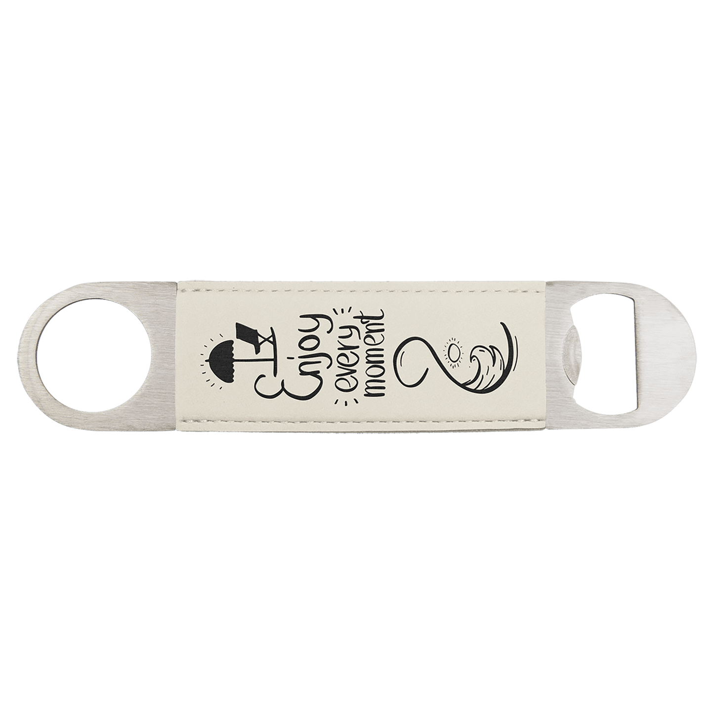 Laserable Leatherette Bottle Opener