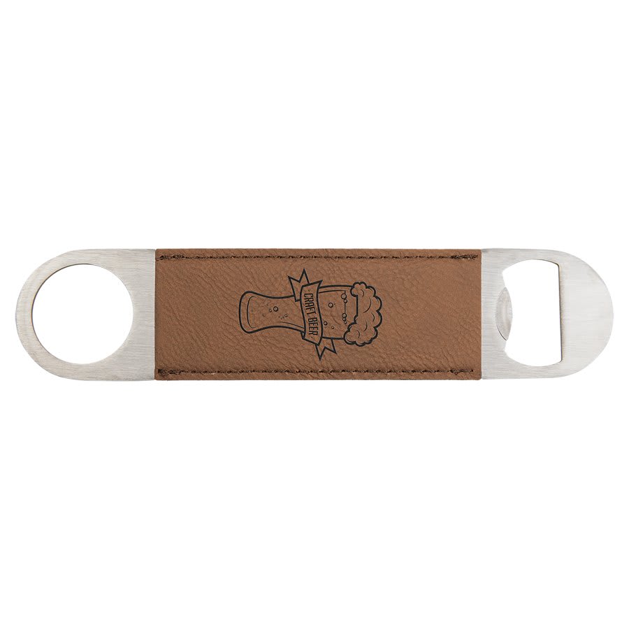 Laserable Leatherette Bottle Opener