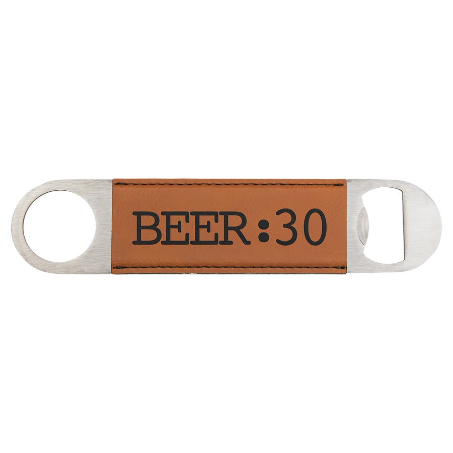 Laserable Leatherette Bottle Opener