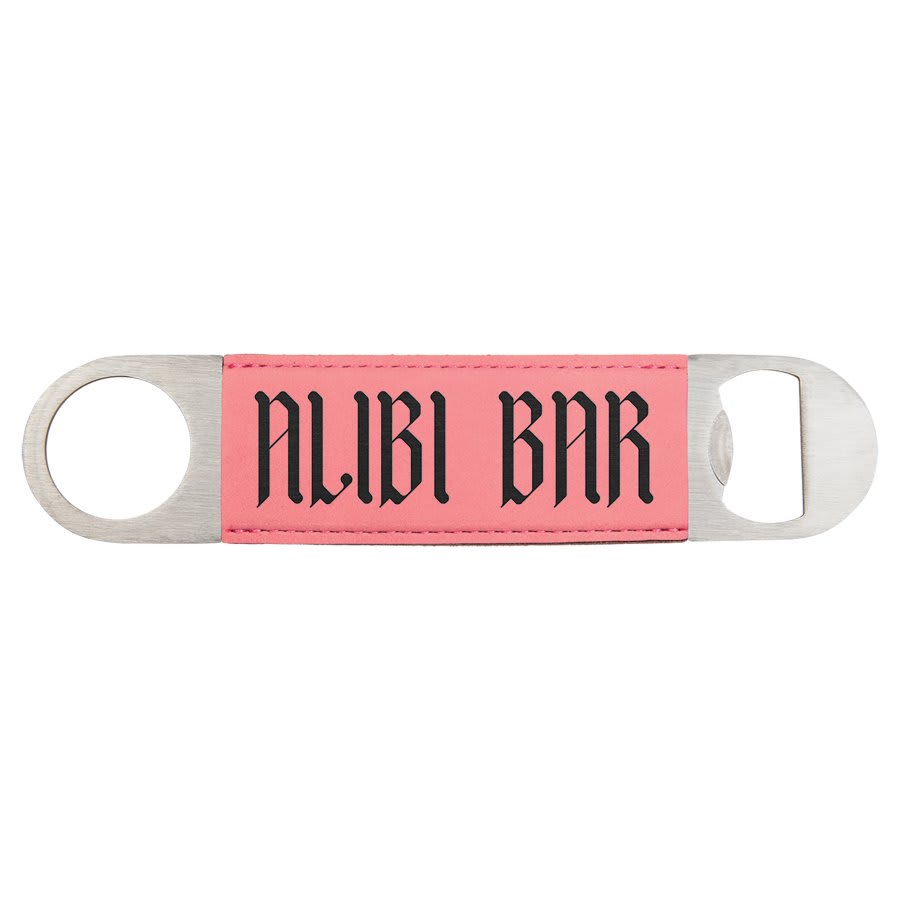 Laserable Leatherette Bottle Opener