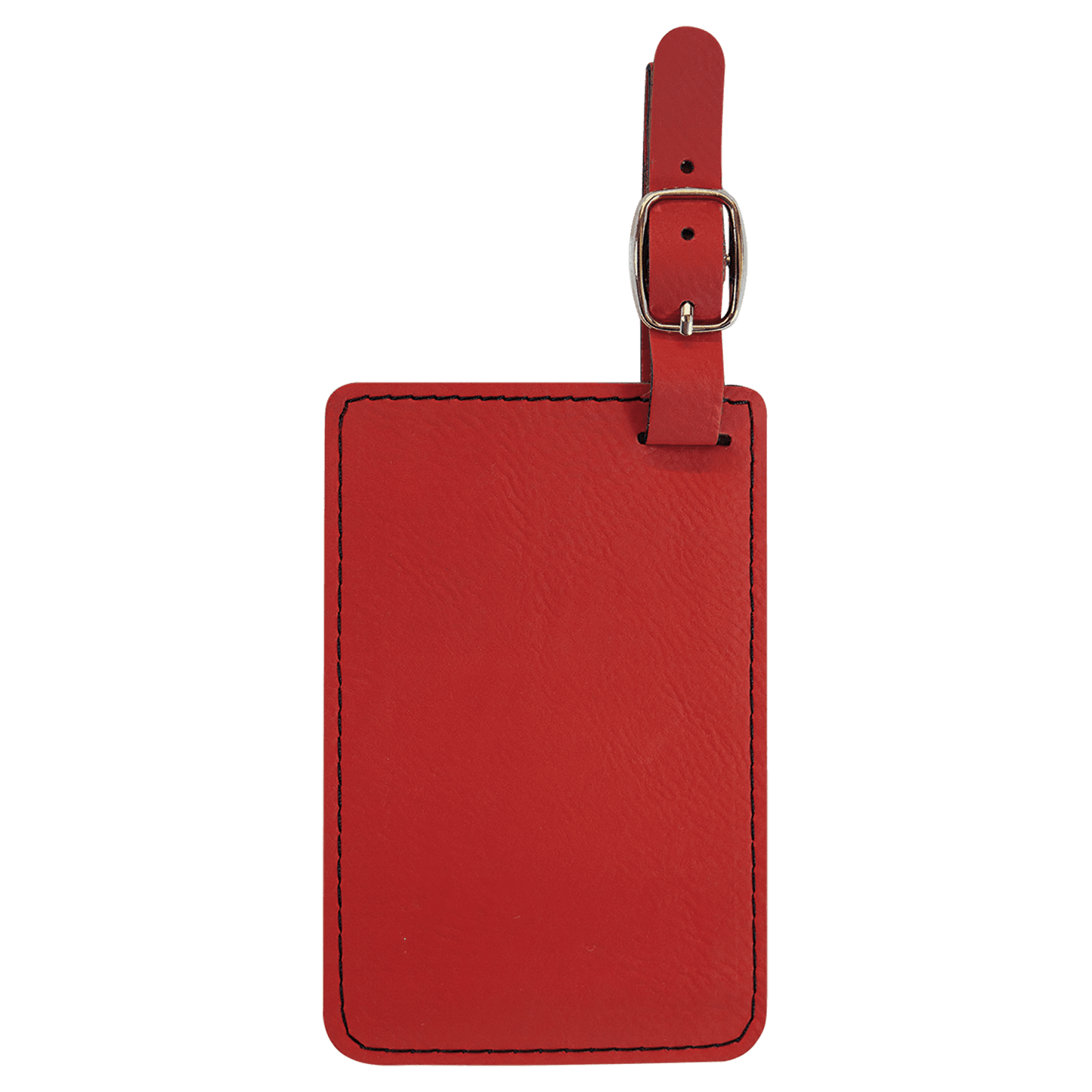4 1/4" x 2 3/4" Laserable Leatherette Luggage Tag