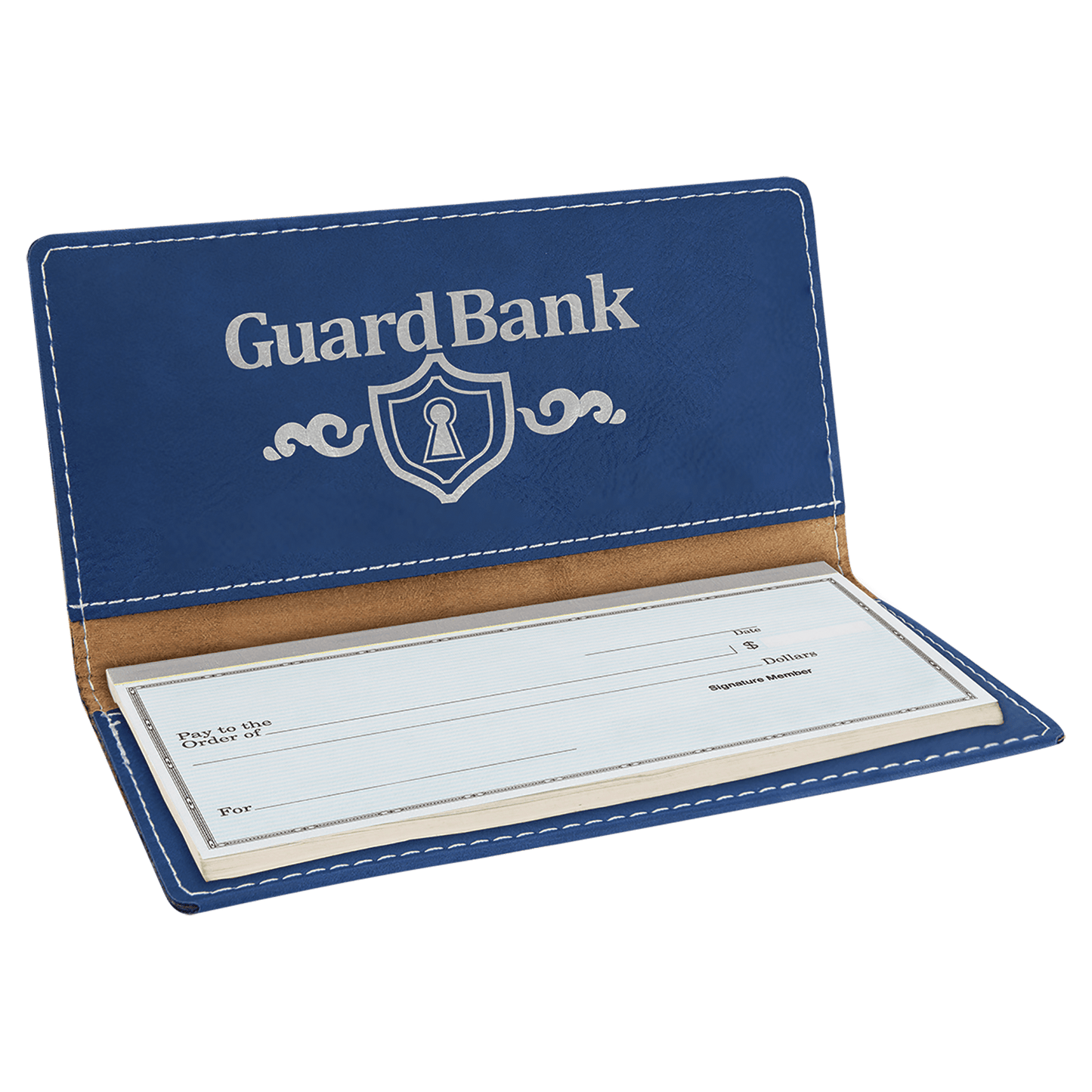 Laserable Leatherette Checkbook Cover