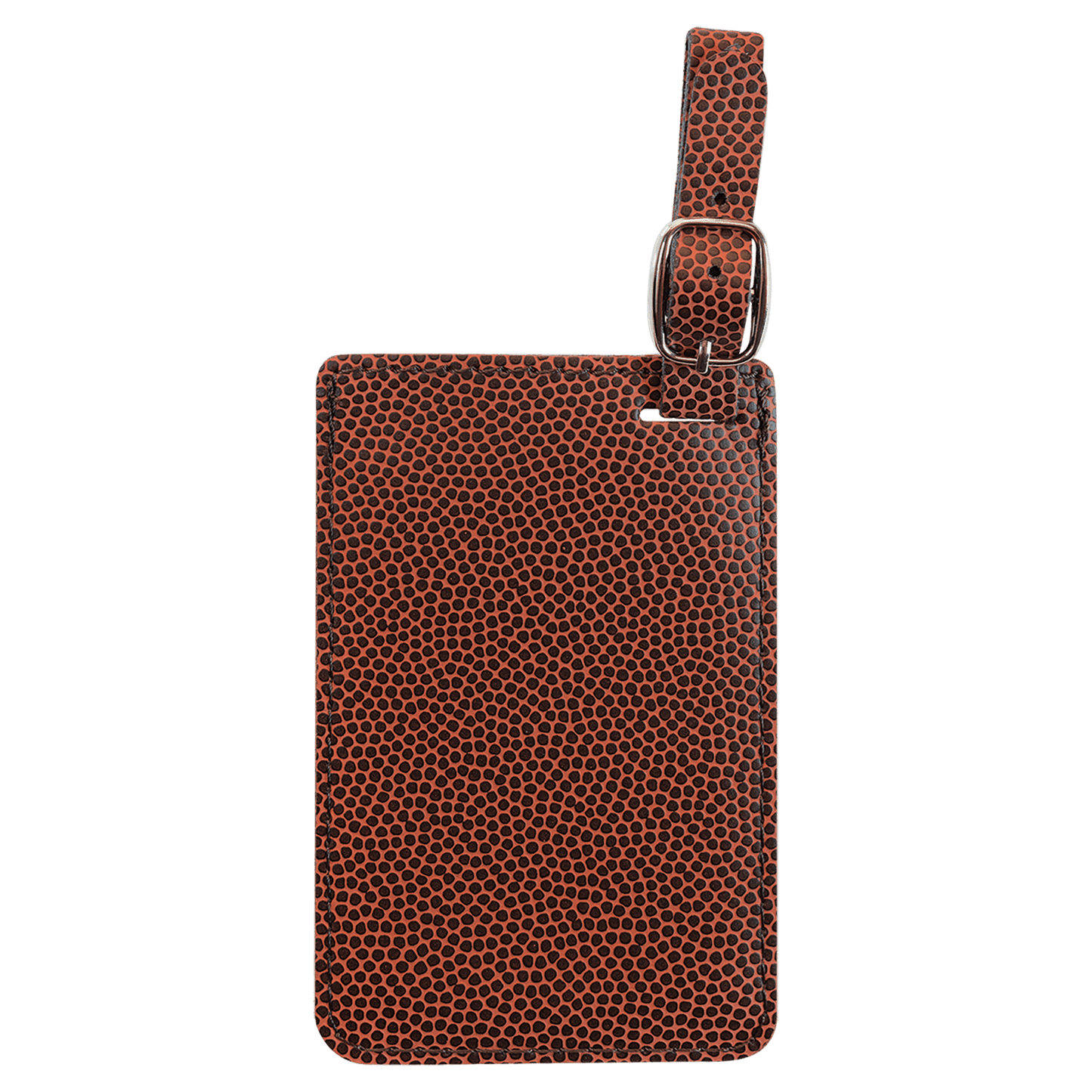 4 1/4" x 2 3/4" Laserable Leatherette Luggage Tag