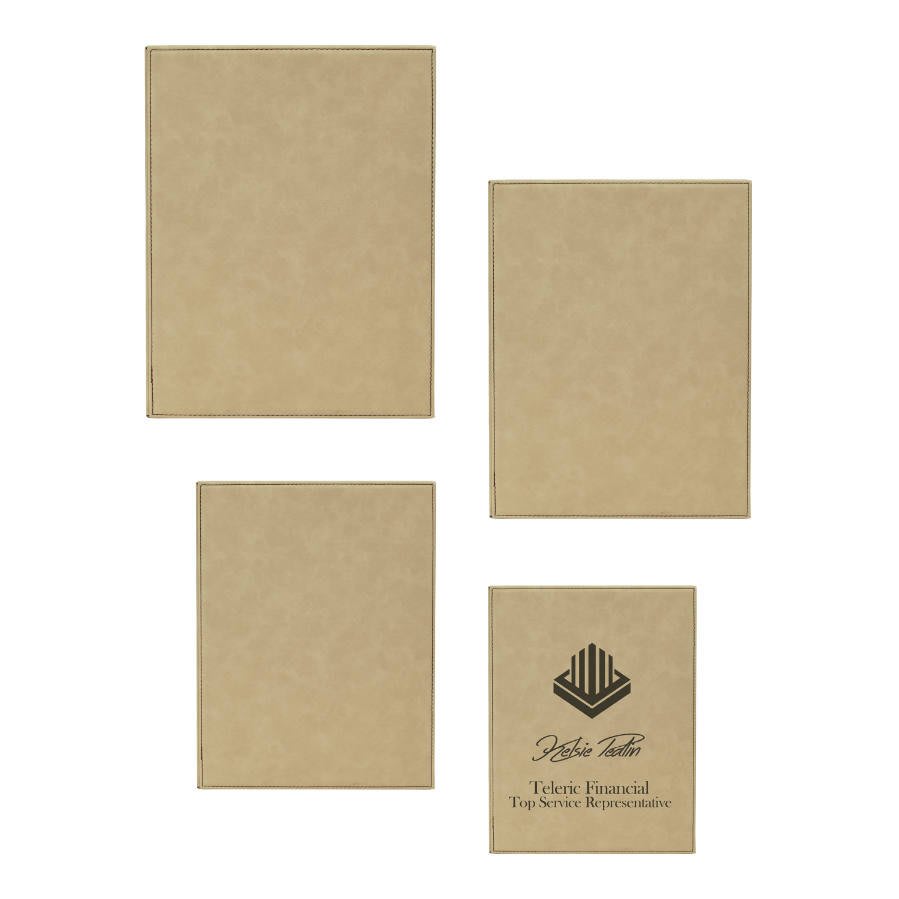 Laserable Leatherette Plaque