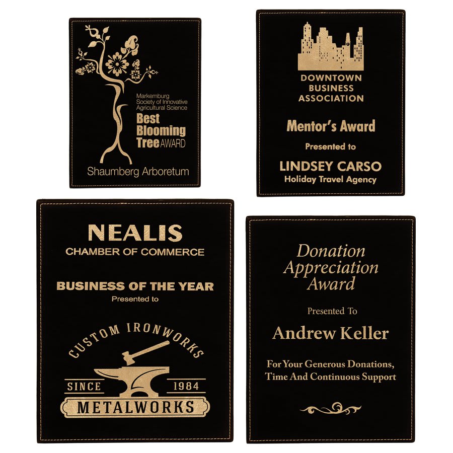 Laserable Leatherette Plaque