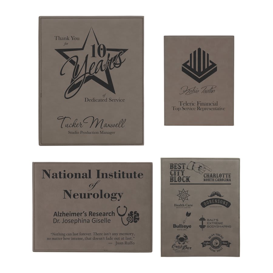 Laserable Leatherette Plaque