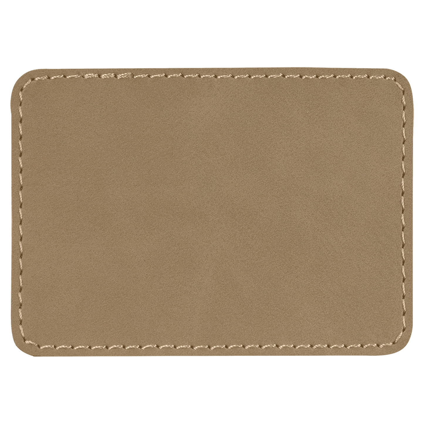 Rectangle Laserable Leatherette Patch with Adhesive (3 1/2" x 2 1/2" Rectangle or 3" x 2" Rectangle)