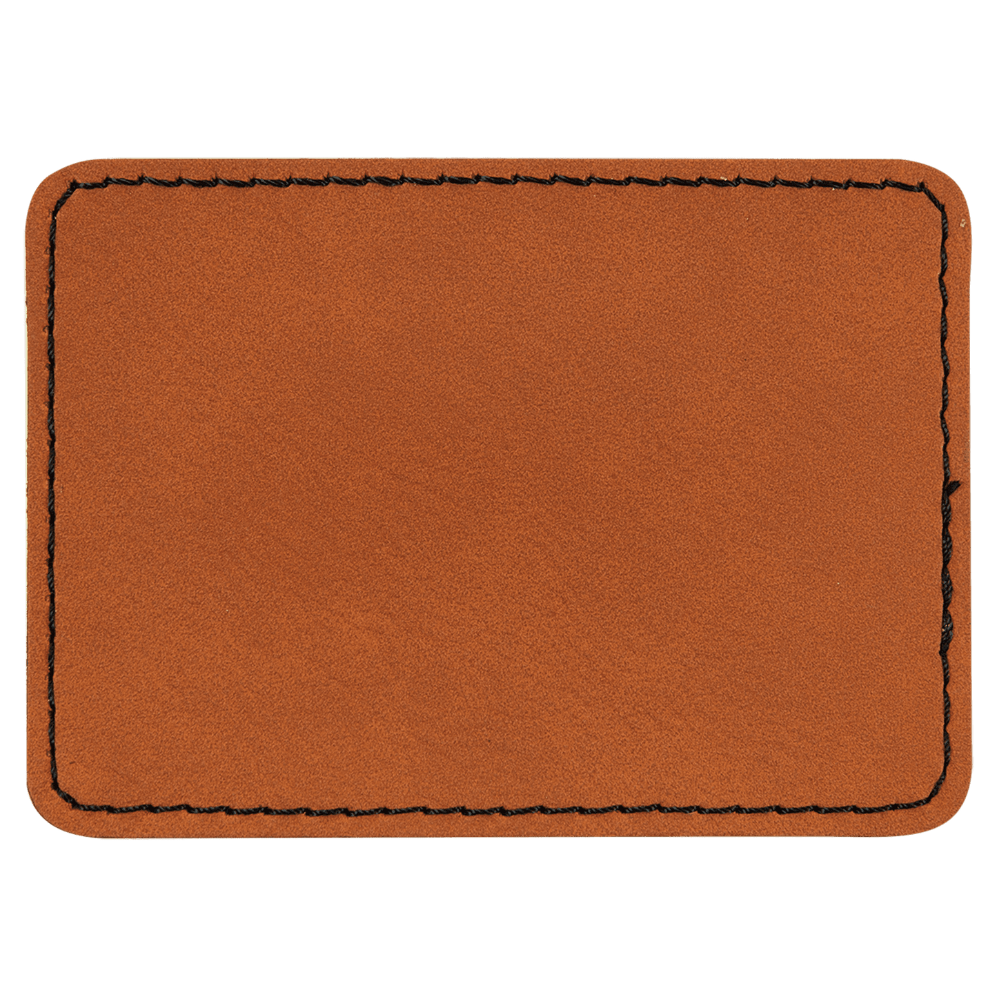 Rectangle Laserable Leatherette Patch with Adhesive (3 1/2" x 2 1/2" Rectangle or 3" x 2" Rectangle)