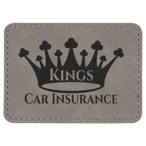 Rectangle Laserable Leatherette Patch with Adhesive (3 1/2" x 2 1/2" Rectangle or 3" x 2" Rectangle)