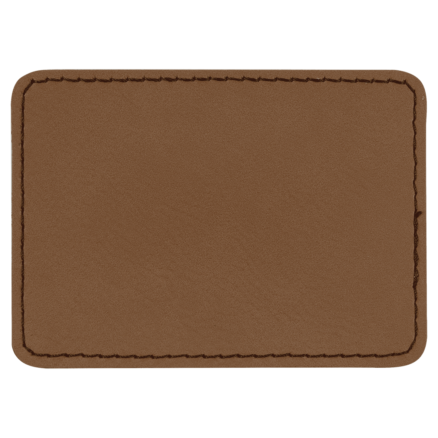 Rectangle Laserable Leatherette Patch with Adhesive (3 1/2" x 2 1/2" Rectangle or 3" x 2" Rectangle)