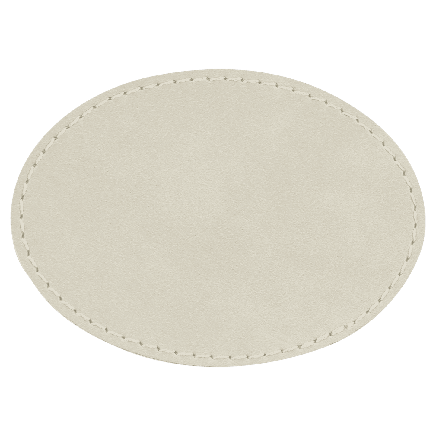 Oval Laserable Leatherette Patch with Adhesive (3 1/2" x 2 1/2" Oval or 3" x 2" Oval)