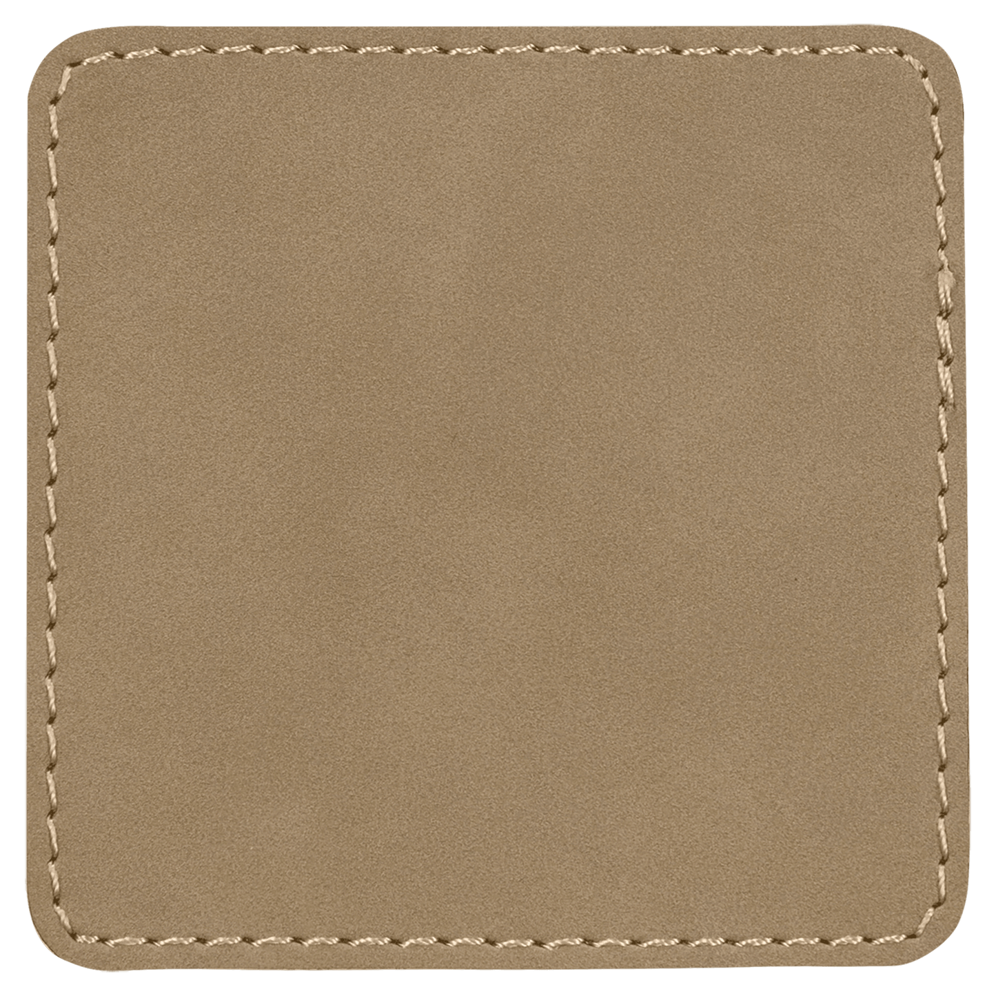Square Laserable Leatherette Patch with Adhesive (2 1/2" square or 3" square)