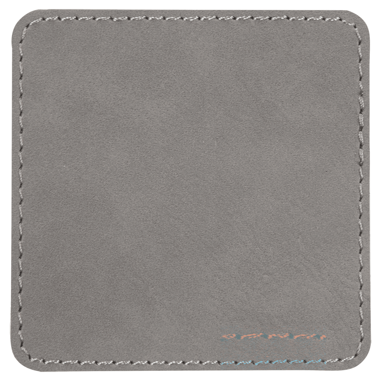 Square Laserable Leatherette Patch with Adhesive (2 1/2" square or 3" square)