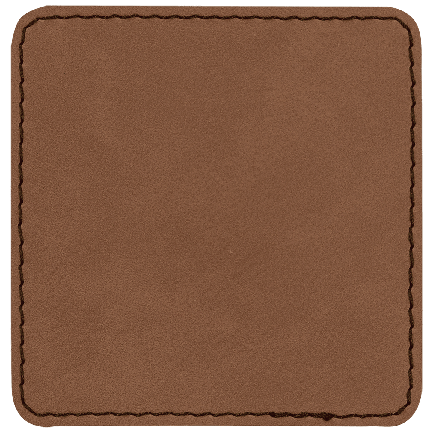 Square Laserable Leatherette Patch with Adhesive (2 1/2" square or 3" square)