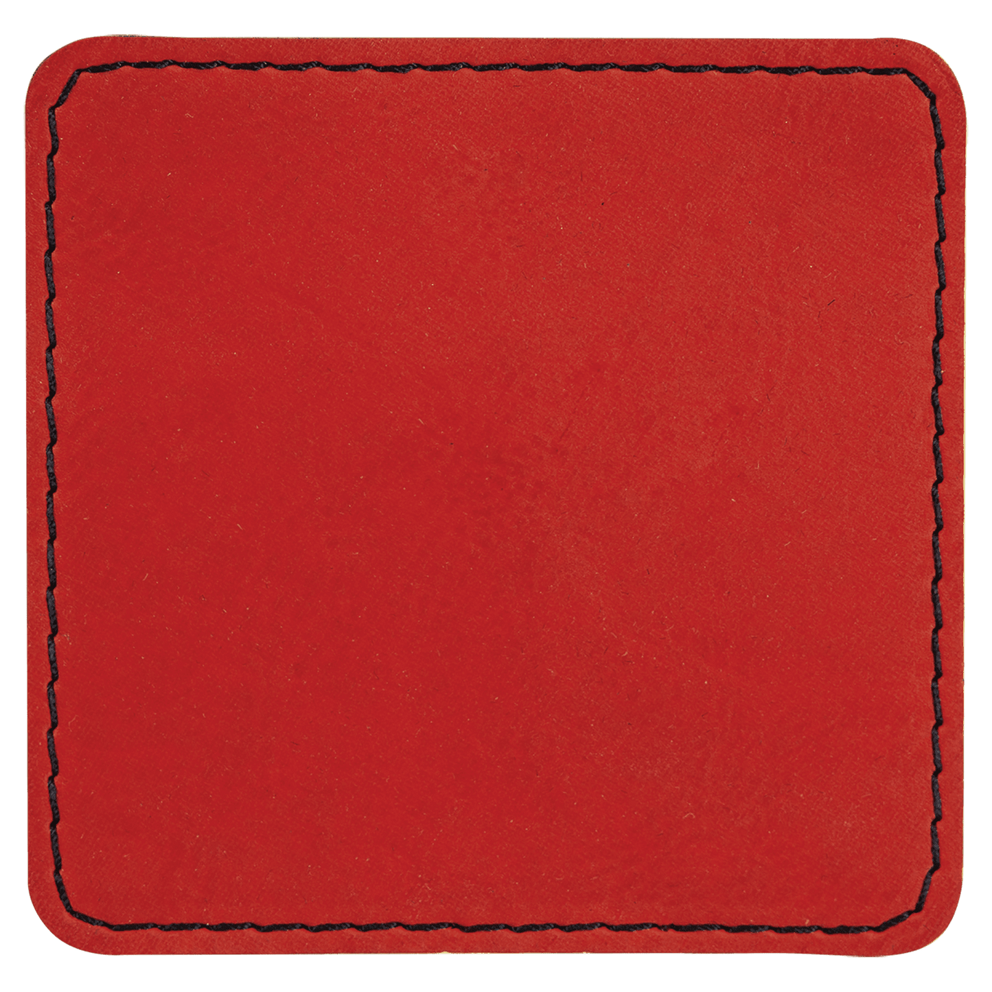 Square Laserable Leatherette Patch with Adhesive (2 1/2" square or 3" square)