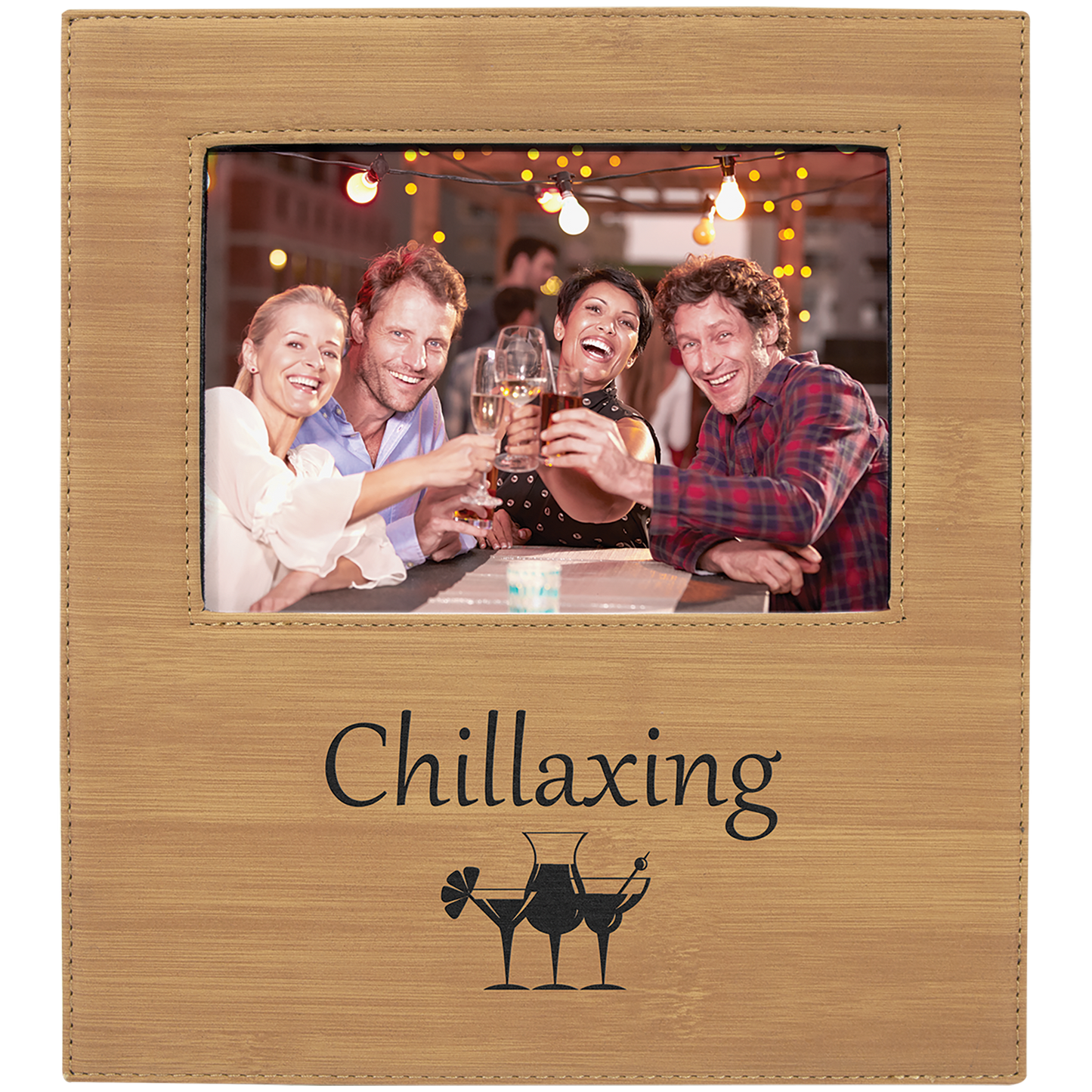Laserable Leatherette Photo Frame