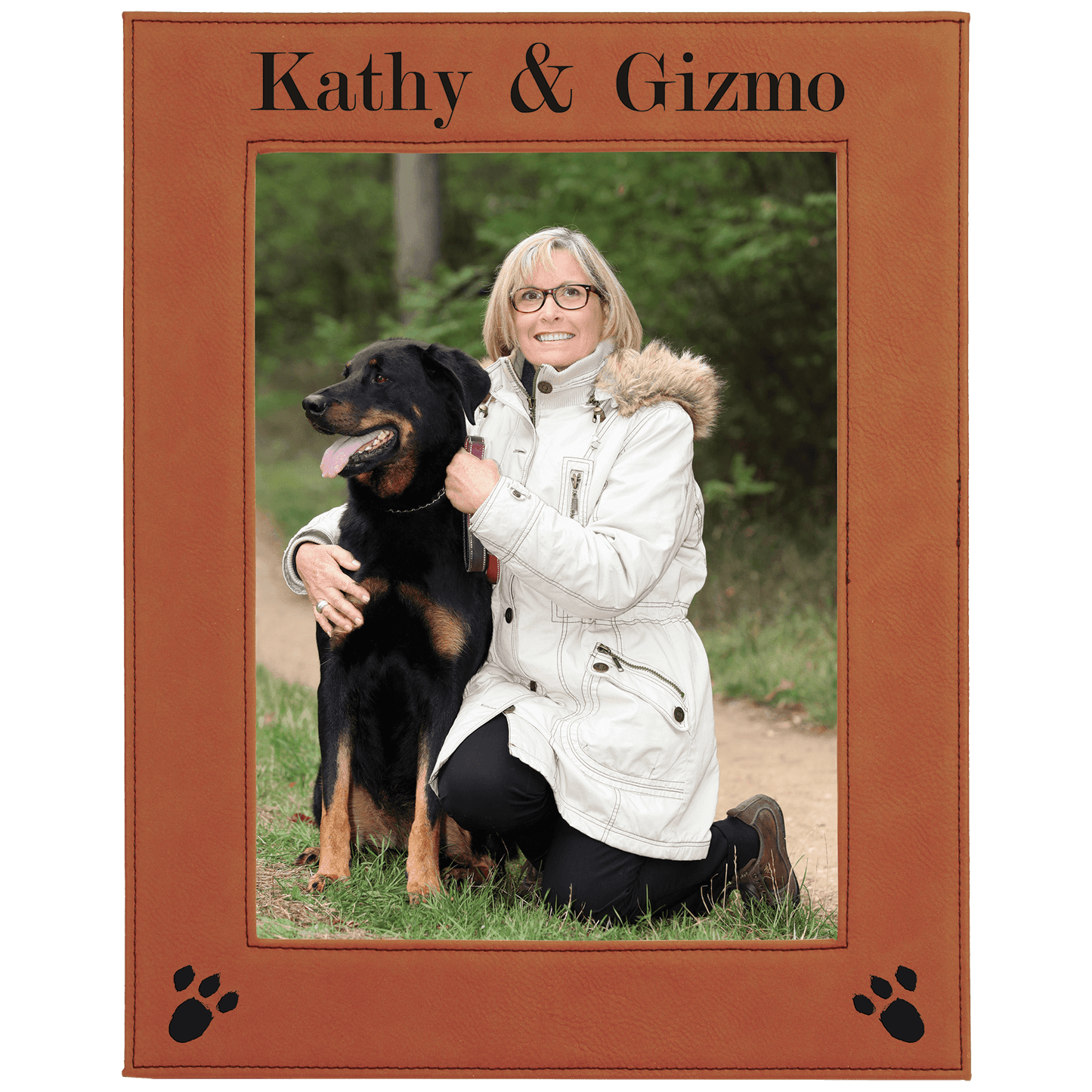 Laserable Leatherette Photo Frame