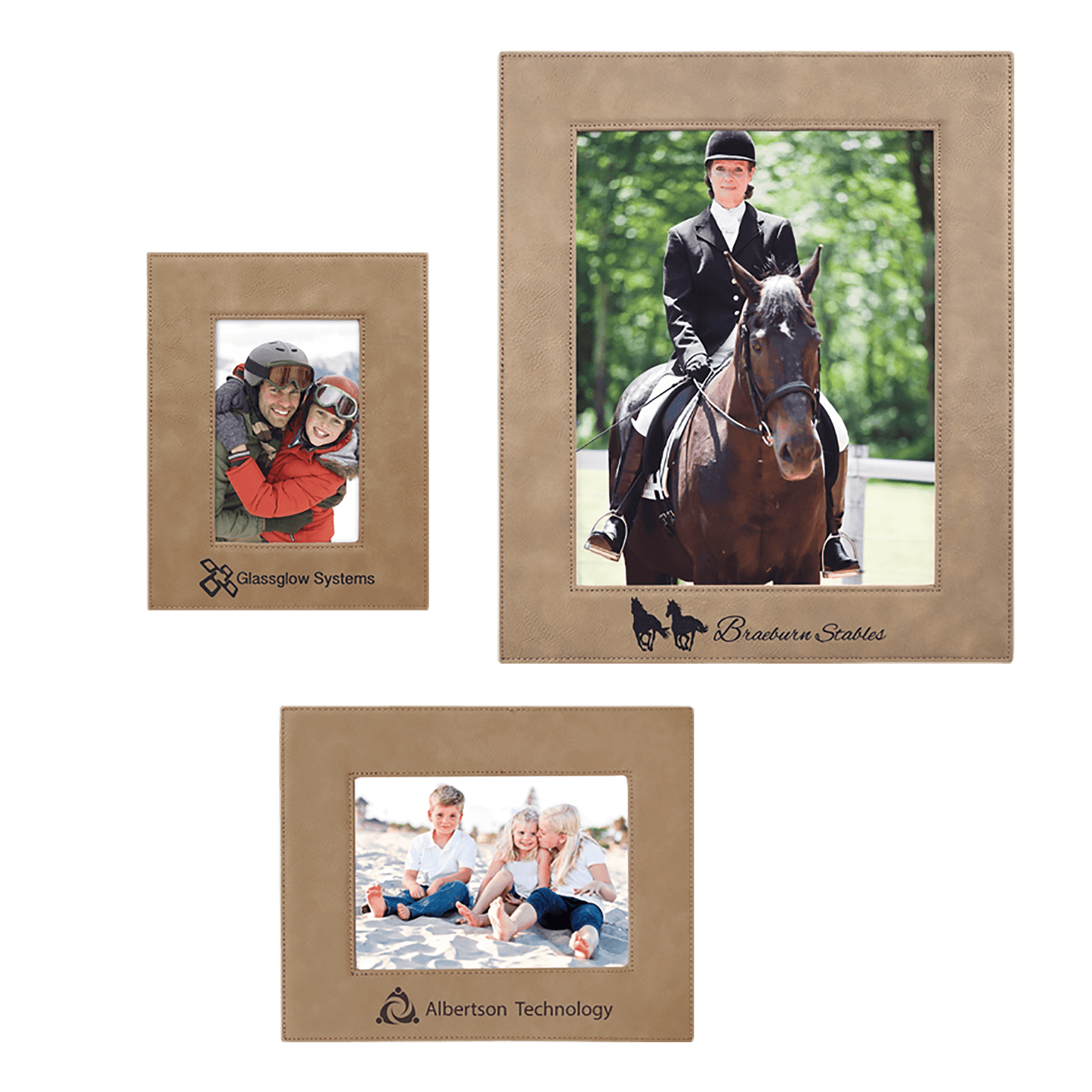 Leatherette Photo Frame Sample Set