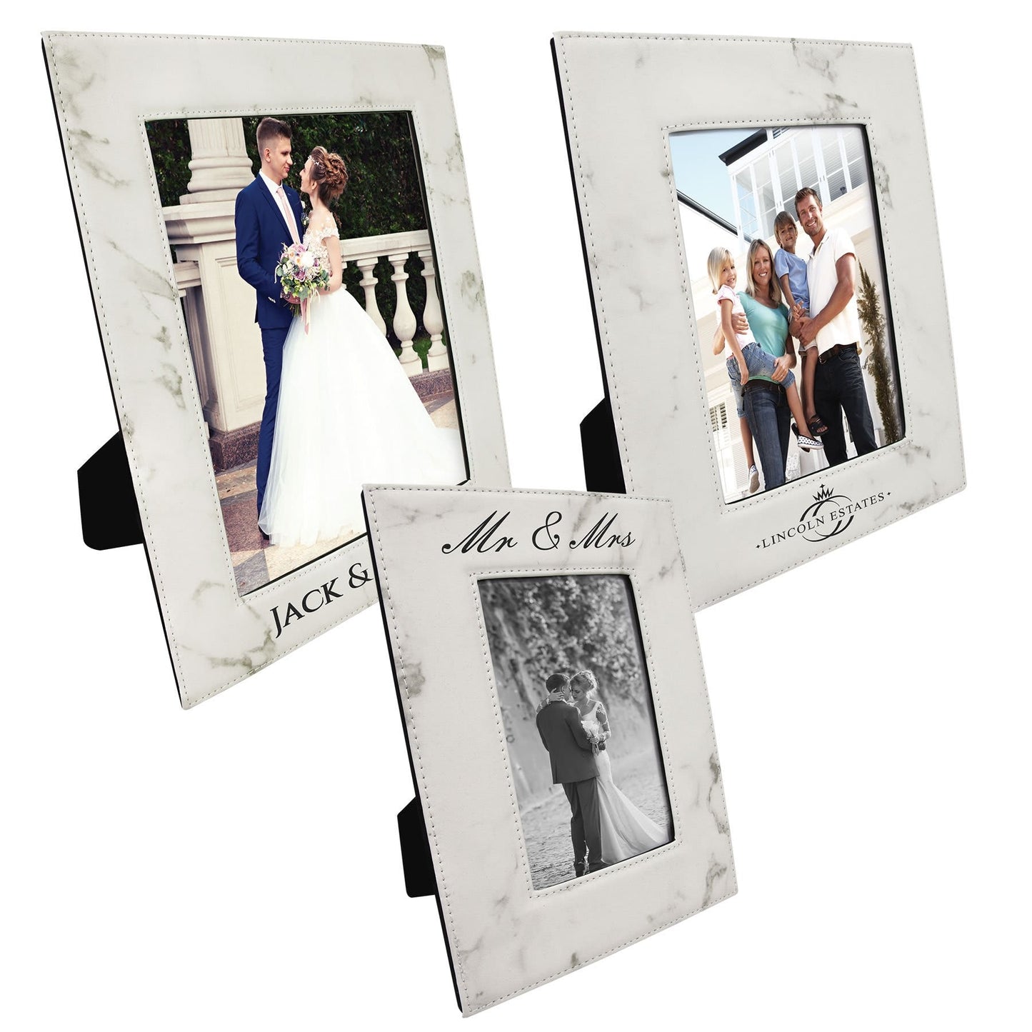 Leatherette Photo Frame Sample Set