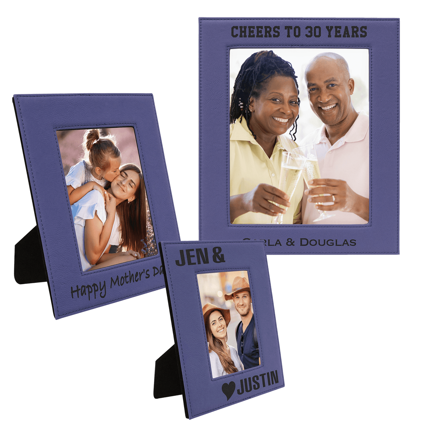 Leatherette Photo Frame Sample Set