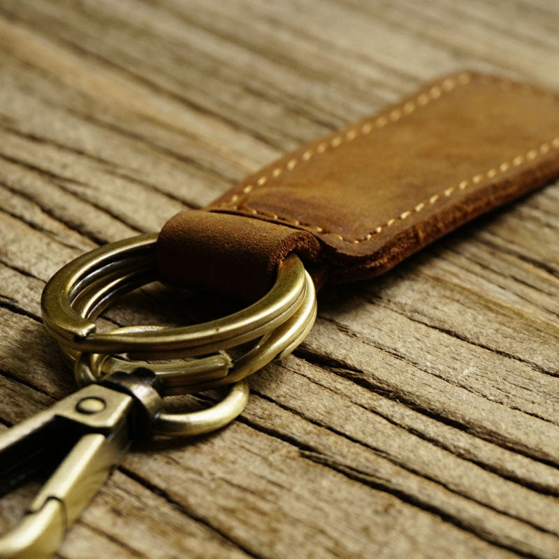 Personalkized Leather Keychain