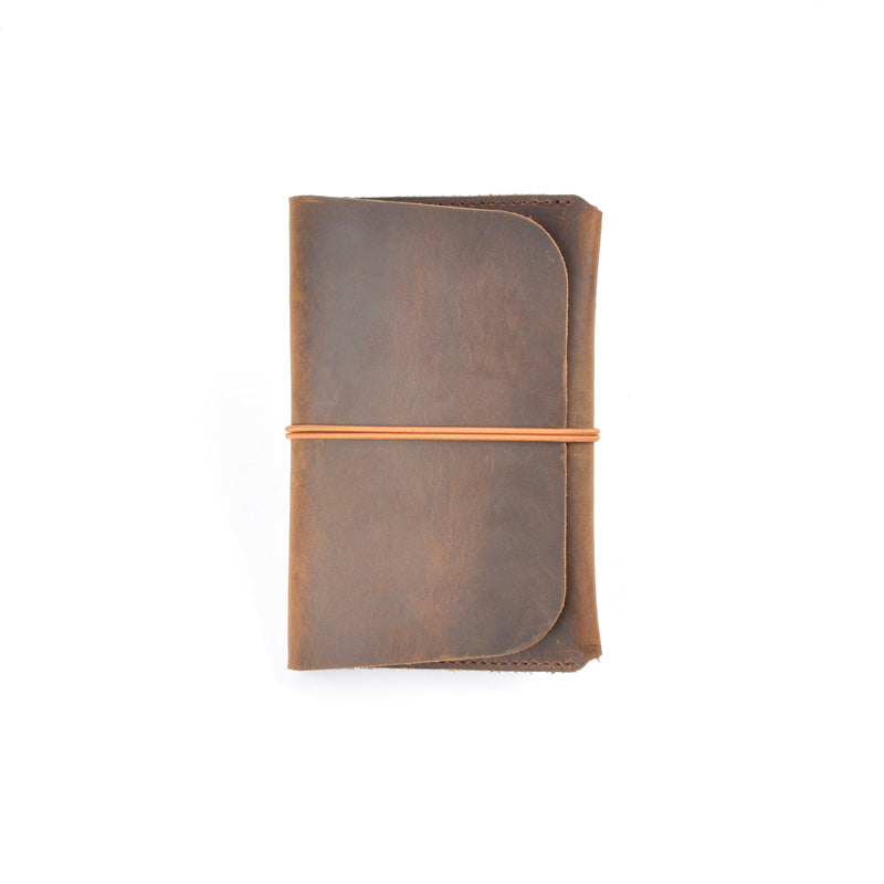 Vintage Passport Cover with Strap