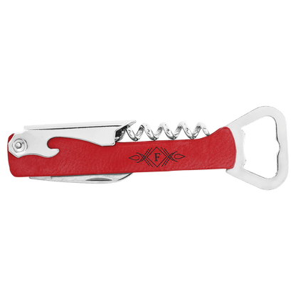 Laserable Leatherette Bottle Opener