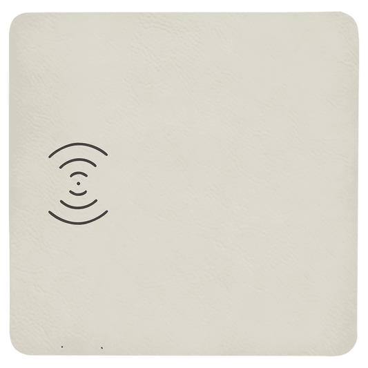 8" x 8"  Laserable Leatherette Phone Charging Mat