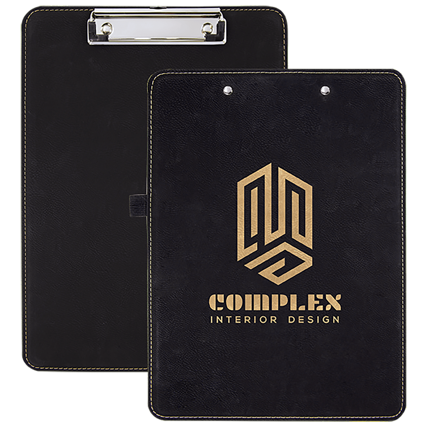 9" x 12 1/2"  Laserable Leatherette Clipboard