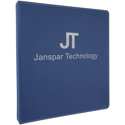 Laserable Leatherette 3 Ring Binder