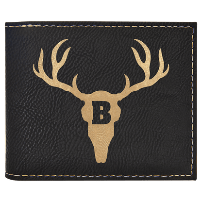 Laserable Leatherette Bifold Wallet