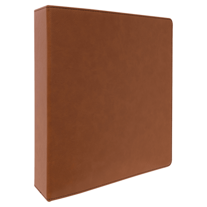 Laserable Leatherette 3 Ring Binder