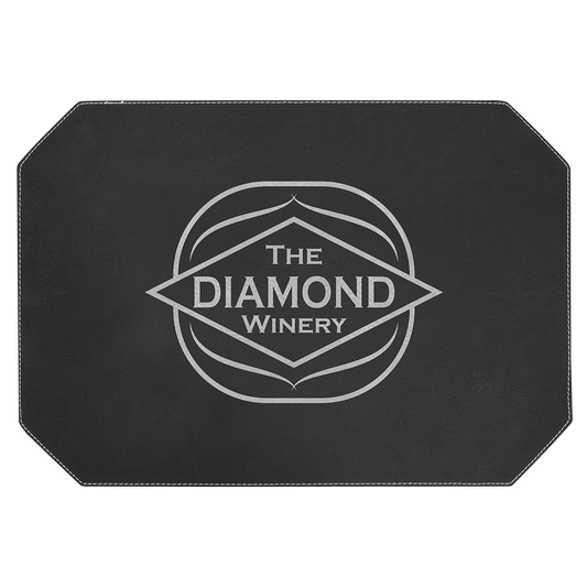 12" x 17" Laserable Leatherette Placemat