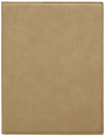 Laserable Leatherette Portfolio with Notepad