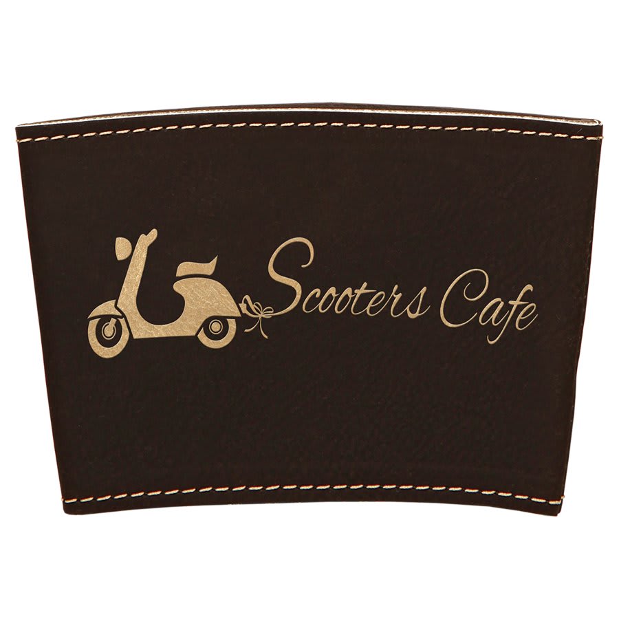 3" Laserable Leatherette Mug Sleeve