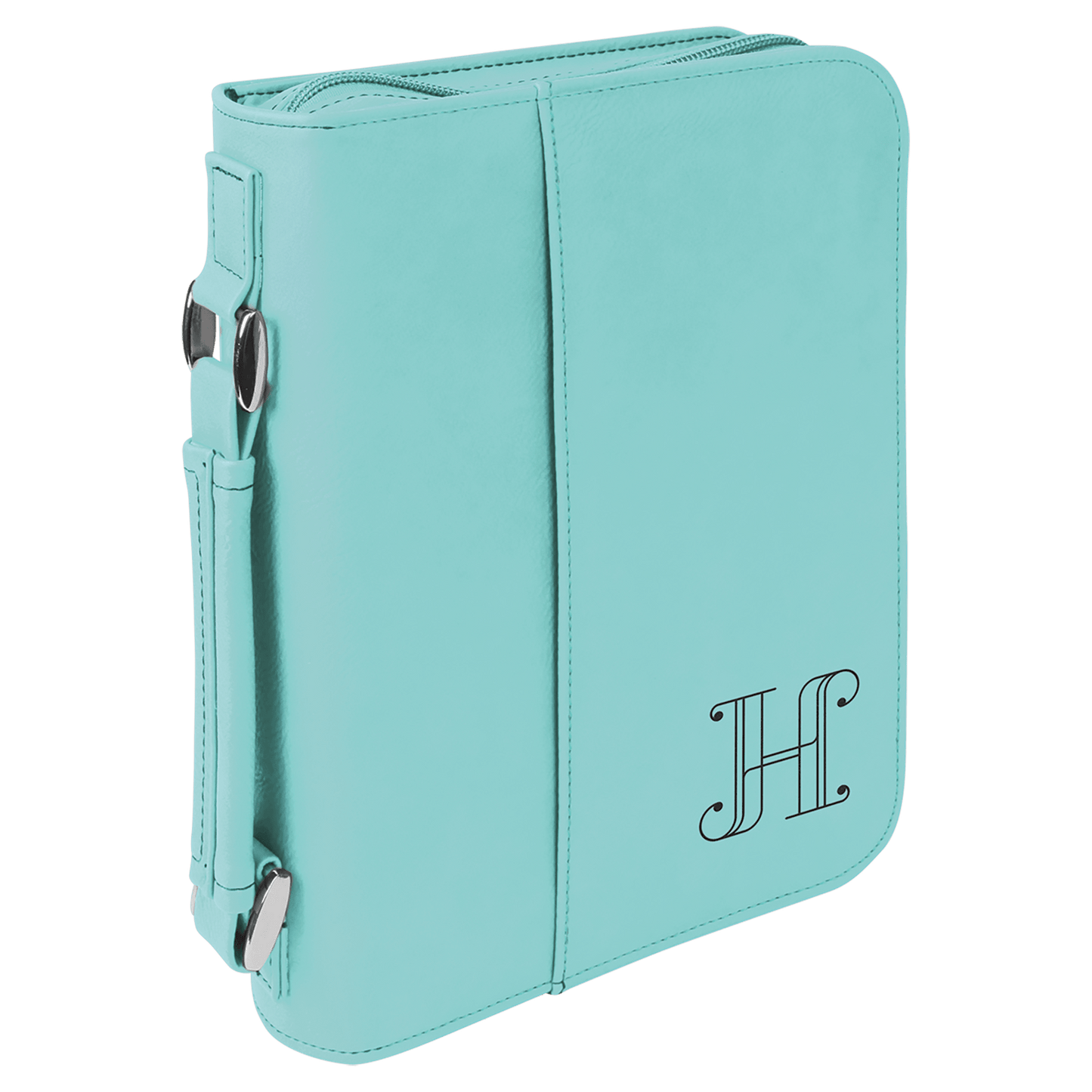 Leatherette Book/Bible Cover with Handle & Zipper